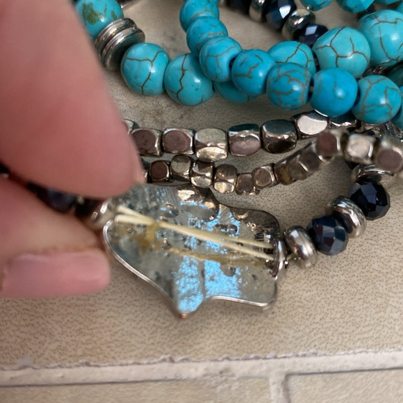Turquoise bracelet stack - Picture 3 of 3